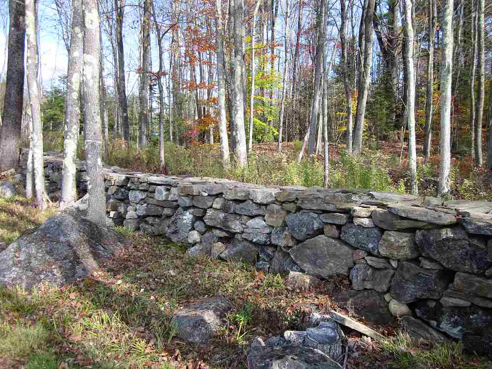 new stone wall